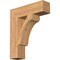 Ekena Millwork Legacy Block Smooth Bracket, Western Red Cedar, 5 1/2"W x 22"D x 26"H BKT06X22X26LEC05SWR - alternate 1